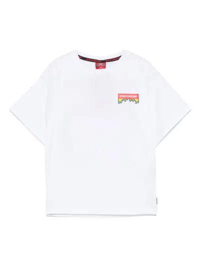 Sprayground Kid Kids' Mosh Pit Over T-shirt In White
