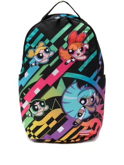 Sprayground Kid Kids' Powerpuff-girls Backpack In Black