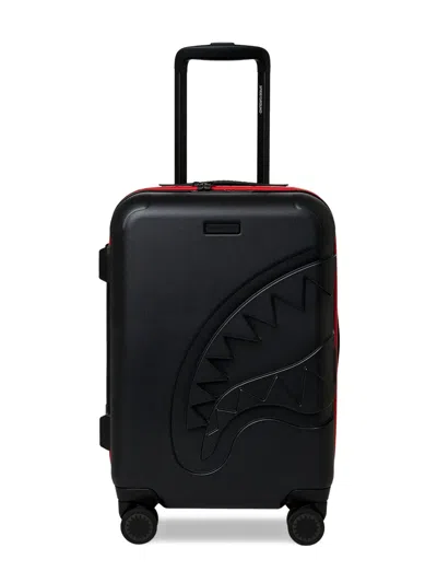 Sprayground Kid Shark-fin Embossed Holdall In Black