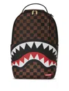 Sprayground Kid Sharks In Paris Backpack In Brown