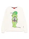 Sprayground Kid Sharks In The Rizz Bear Sweatshirt In Nude