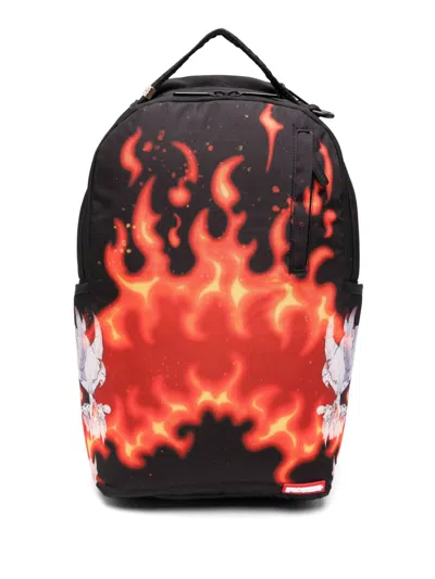 Sprayground Kid Kids' Skull Destroyer Dlxsr Backpack In Black