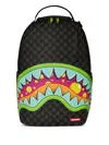 Sprayground Kid Slime Takeover Backpack In Black