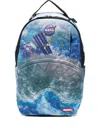 Sprayground Kid Spaceship-print Backpack In Blue