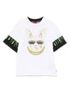 Sprayground Kid Splatter Bunny T-shirt In White