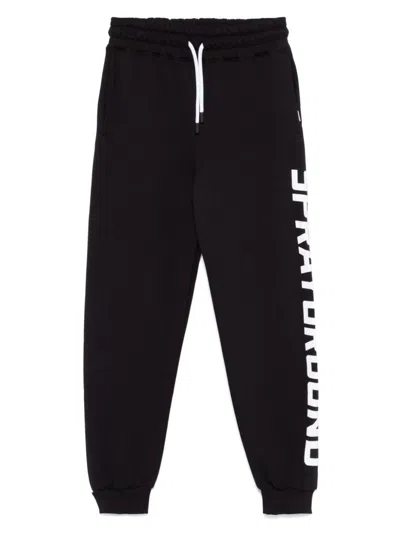 Sprayground Kid Kids' Spray On The Side Track Pants In Black | ModeSens