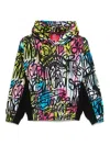 Sprayground Kid Street Art Hoodie In Multicolor