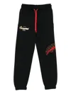 Sprayground Kid Takeover The Throne Track Pants In Black