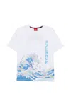 Sprayground Kid Wave-print T-shirt In White