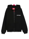 Sprayground Kid Zip-up Hoodie In Black