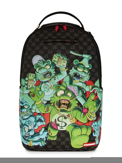 Sprayground Kid Kids' Zombie Bears Backpack In Black