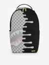 Sprayground Kids Cream Check Side Drip Backpack In Multi