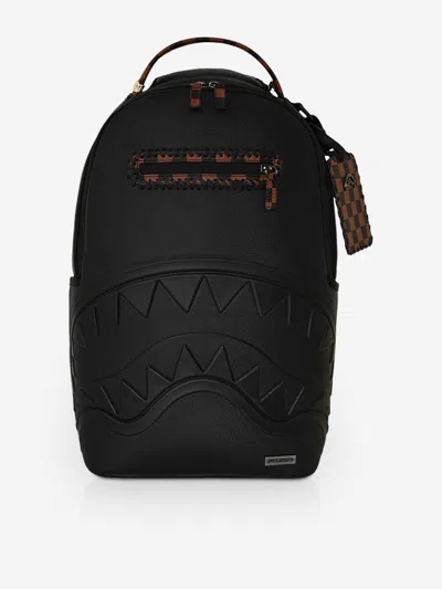 Sprayground Kids Dose Of Check Deux Dlxs Backpack In Black