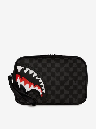 Sprayground Kids Dripping Sharks In Paris Toiletry Brick