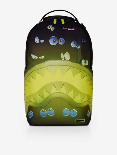 Sprayground Kids Eyes On You Glow In The Dark Effect Dlxr Backpack In Multi