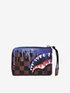 Sprayground Kids Lost In Space Drip Wallet In Brown