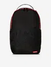 Sprayground Kids Printed Zipper Shark Dlxr Backpack In Black