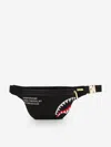 Sprayground Kids Shark Central Knit Savvy Belt Bag In Black