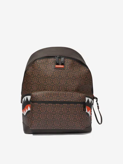 Sprayground Kids Sharks In Brown