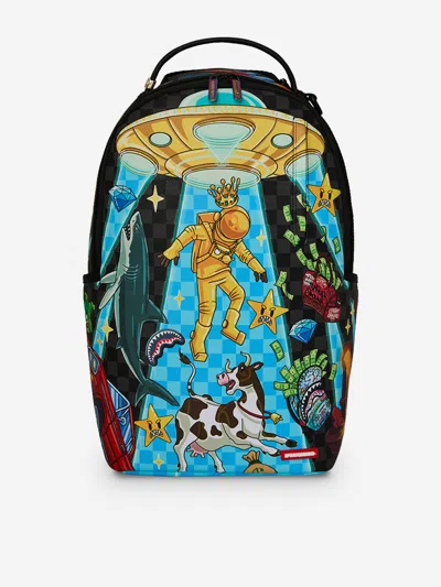 Sprayground Kids Space Warped Rmx Backpack In Multi