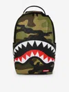 Sprayground Kids Woodland Camo Check Backpack In Multi
