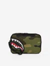 Sprayground Kids Woodland Camo Check Toiletry Bag In Multi