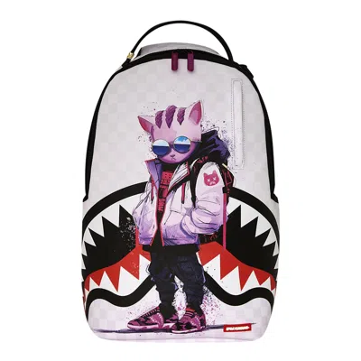 Pre-owned Sprayground Kitty Cash Dropout Dreamer Backpack 'multicolor' | Multi-color | Men's Size Onesize