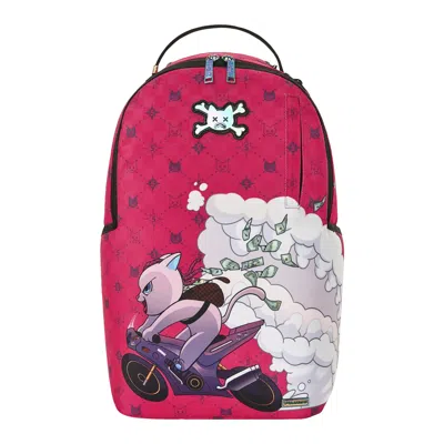 Pre-owned Sprayground Kitty Cash - Speed Demon Backpack 'multicolor' | Multi-color | Men's Size Onesize
