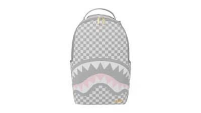 Pre-owned Sprayground Knit Sharks In Paris In Cream Dlx Backpack In Multi