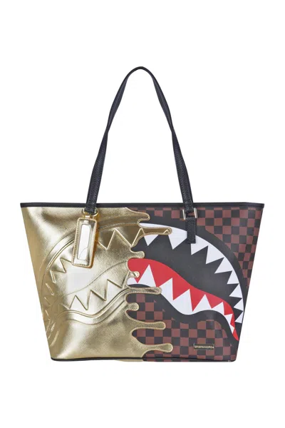 Sprayground - Large Bag - 480951 - Brown/gold In Marrone/oro