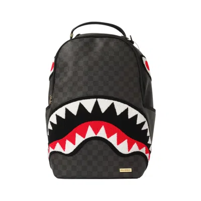 Pre-owned Sprayground Lights Out Sharks In Paris Chenille Shark Backpack 'multicolor' | Multi-color | Men's Si