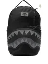 Sprayground Lights Out Sharks In Paris Shark-tooth Backpack In Black
