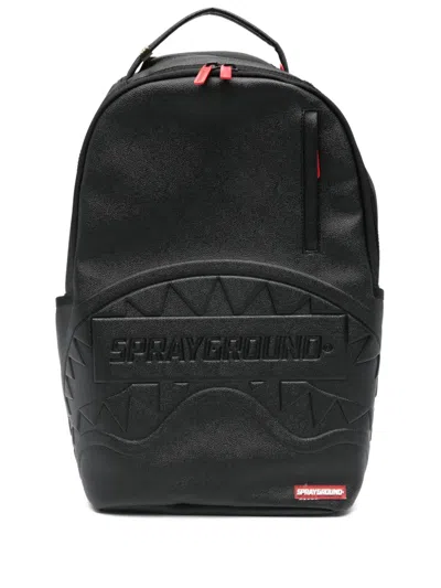 Sprayground Logo-detail Backpack In Black