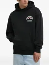 Sprayground Logo-detail Graphic Hoodie In Black