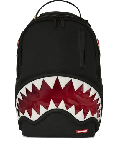 Sprayground Logo-patch Backpack In Black