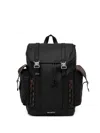 Sprayground Logo-plaque Backpack In Black