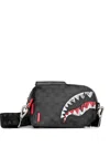 Sprayground Logo-patch Backpack In Black