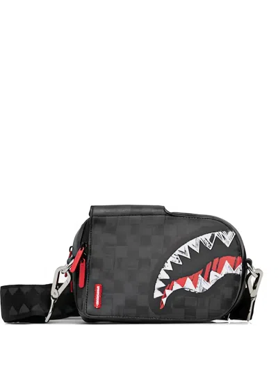 Sprayground Logo-patch Backpack In Black