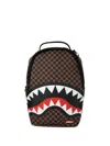 Sprayground Logo-patch Backpack In Brown
