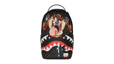 Pre-owned Sprayground Looney Tunes Taz Eat Shark Backpack In Multi