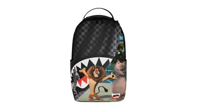 Pre-owned Sprayground Madagascar Escape To The City Backpack In Multi