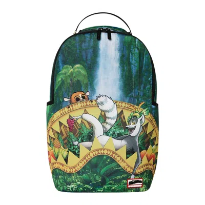 Pre-owned Sprayground Madagascar King Chillin Backpack 'multicolor' | Multi-color | Men's Size Onesize