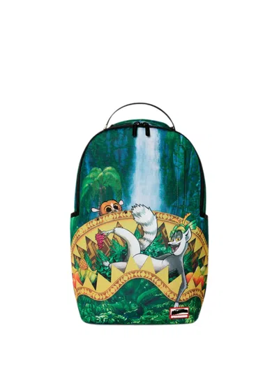 Sprayground Madagascar King Julien Backpack In Green