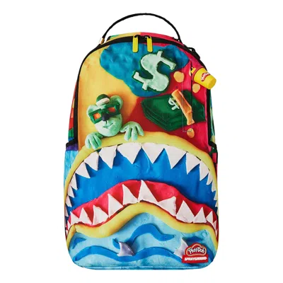 Pre-owned Sprayground Made Of Real Playdoh Dlxsr Backpack 'multicolor' | Multi-color | Men's Size Onesize