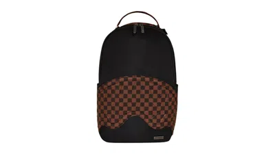 Pre-owned Sprayground Maison Check Backpack In Black/brown In Multi