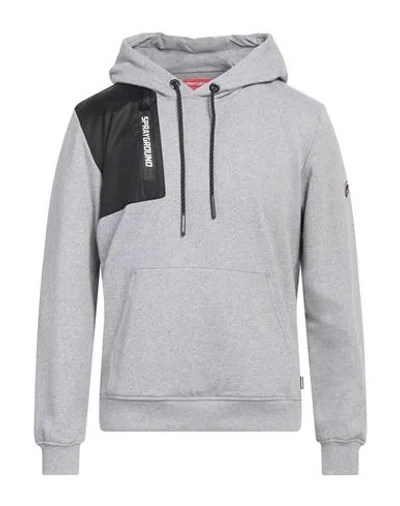 Sprayground Man Sweatshirt Light Grey Size Xl Cotton, Polyester