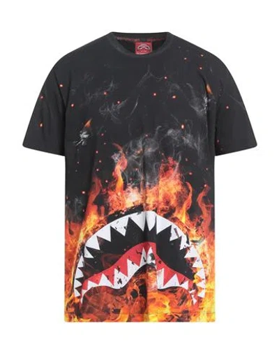 Sprayground Man T-shirt Black Size Xxl Cotton