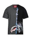 Sprayground Man Sweatshirt Black Size L Cotton In Black