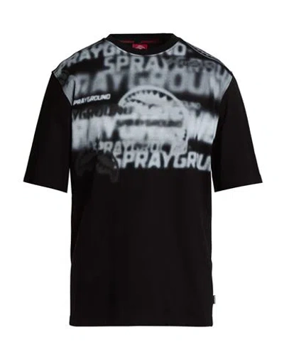 Sprayground Man T-shirt Black Size M Cotton
