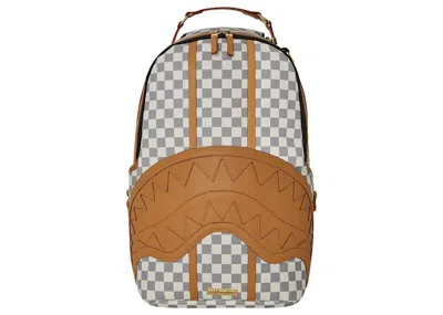 Pre-owned Sprayground Men's  Henny Raceway Cream Backpack